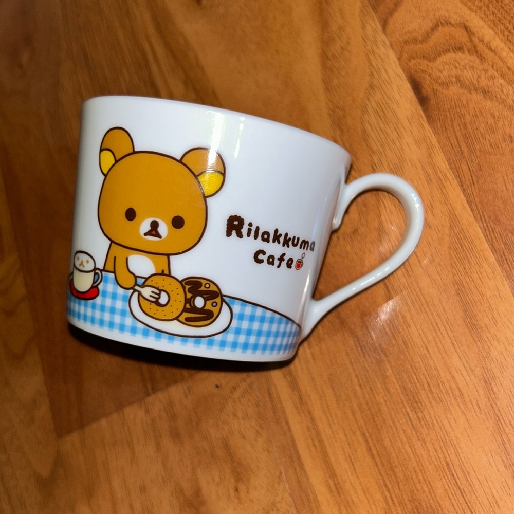Brand New Rilakkuma Cafe Glass Cup
